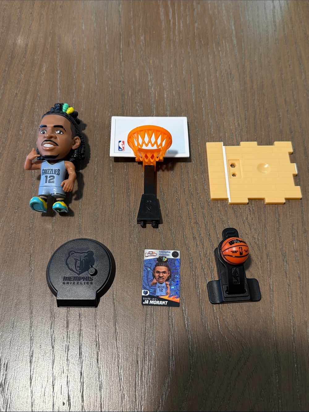Ja Morant Memphis Grizzlies NBA Baller with Accessories - Black, Blue, Orange